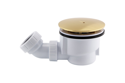 Bayou 90mm Shower Waste - Brushed Brass