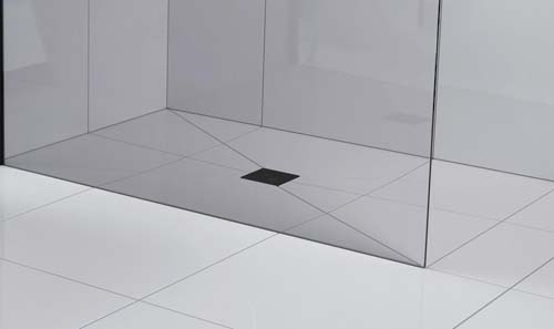 Kudos 1200 x 1200mm Deck Centre Waste - White