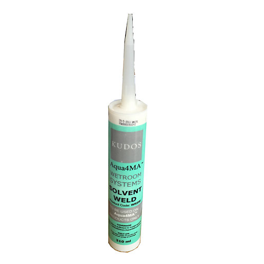 Kudos Aqua4Ma Wetroom Panels Solvent Weld - 300Ml Tube