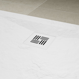 Kudos Ultimate Trays White Waste (White grate and waste)