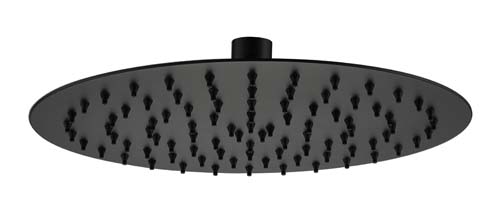 Bayou 250mm Abs Shower Head - Matt Black