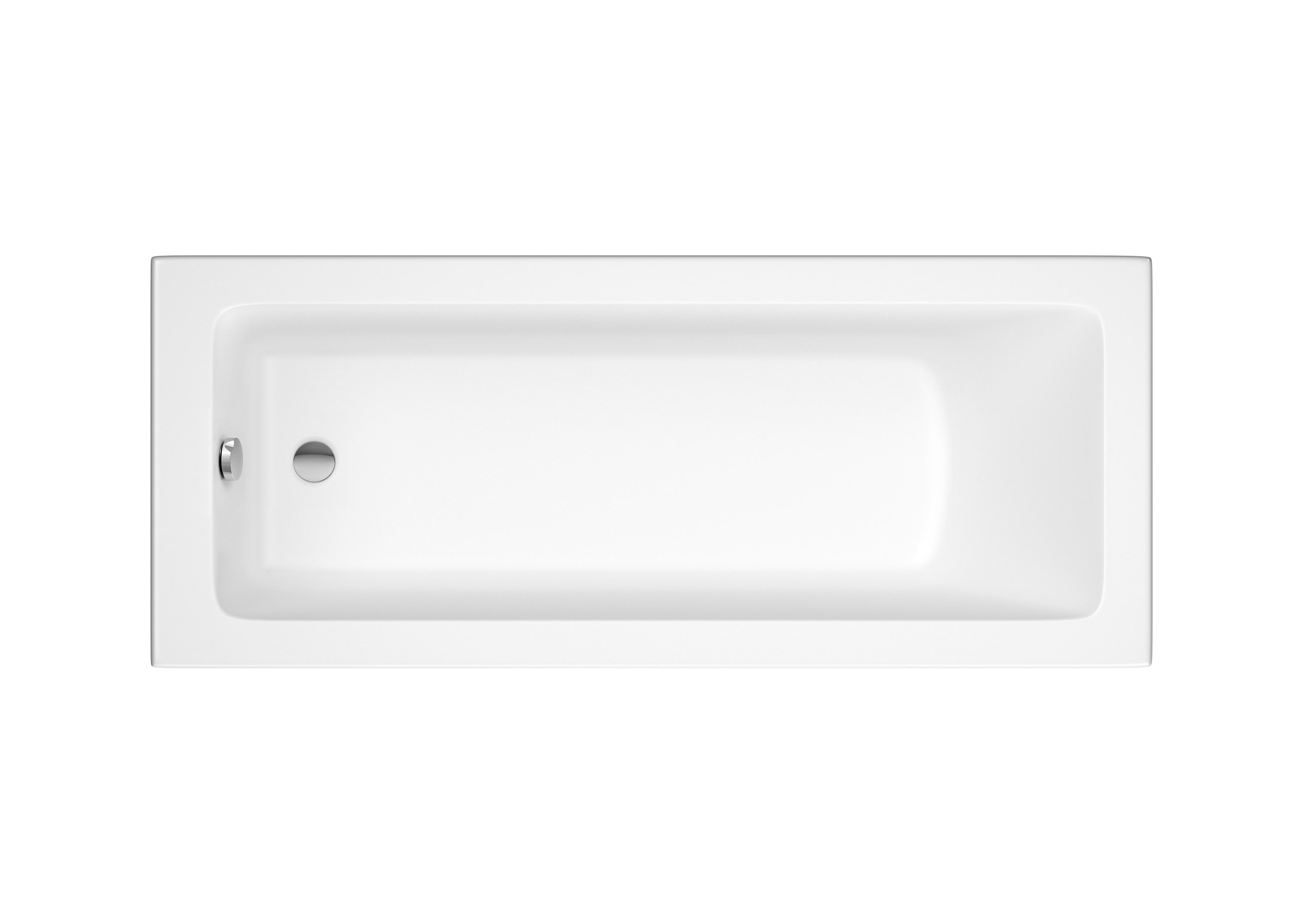 Roca The Gap Single Ended Bath 1700 x 750mm - White