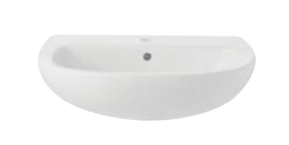 Roca Havana 550 x 440mm Basin 1 Tap Hole - White