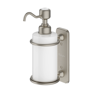 Burlington Single Soap Dispenser - Brushed Nickel