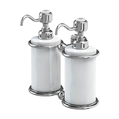 Burlington Double Soap Dispenser - Chrome