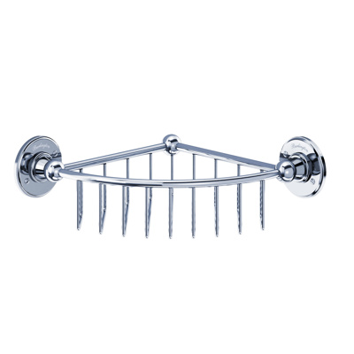 Burlington Deep Corner Wire Basket - Chrome