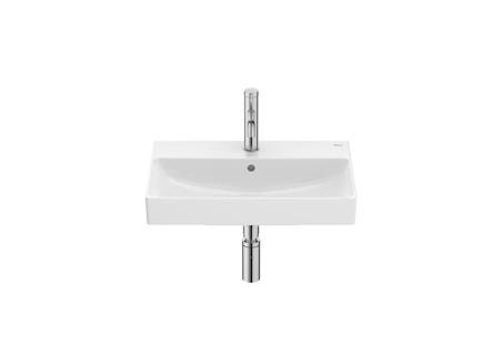 Roca Ona 550 x 360mm Compact Basin 1 Tap Hole - White