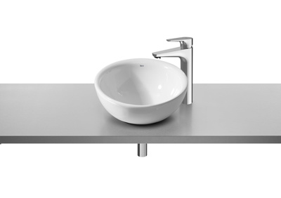 Roca Bol Countertop Basin 420mm No Tap Hole - White