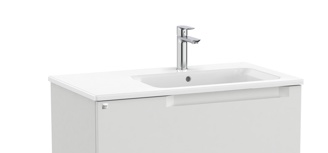 Roca The Gap/Aleyda Standard 800mm Right Hand Basin - White