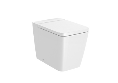 Roca Inspira Square Back To Wall Pan Excl Concealed Cistern - White