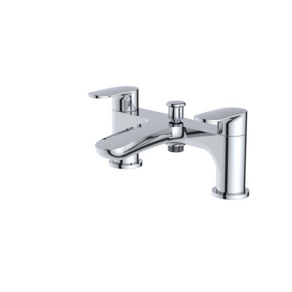 RAK Mercury Deck Bath Shower Mixer - Chrome