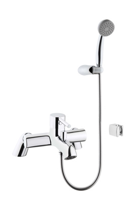 VitrA Minimax S Bath Shower Mixer - Chrome