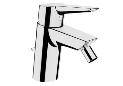 VitrA Solid S Bidet Mixer with Pop-Up Waste - Chrome