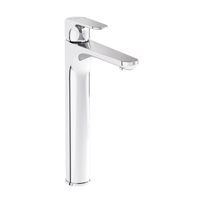 VitrA Root Round Tall Basin Mixer - Chrome