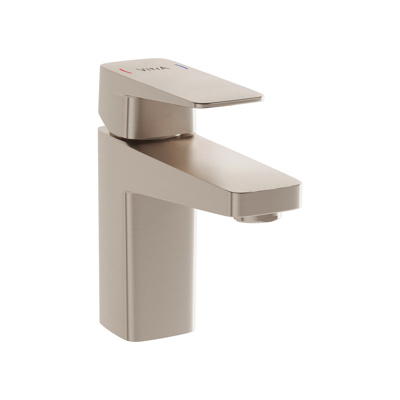 VitrA Root Square Compact Basin Mixer - Nickel