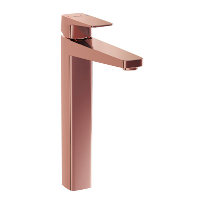 VitrA Root Square Tall Basin Mixer - Copper