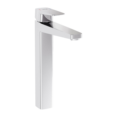 VitrA Root Square Tall Basin Mixer - Chrome