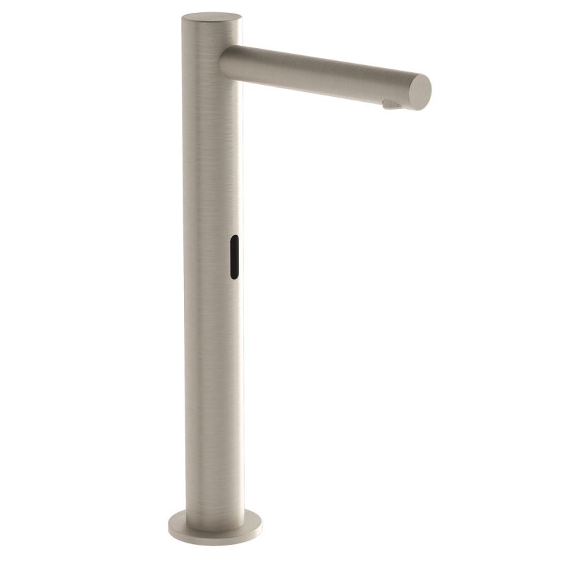 VitrA Touch Free Tall Mains Operated Basin Mixer For Bowls - Brushed Nickel