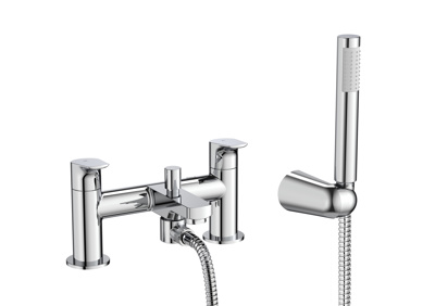 Roca Atlas Deck Mounted Bath Shower Mixer - Chrome