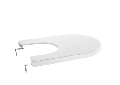 Roca The Gap Round S/C Bidet Cover - White