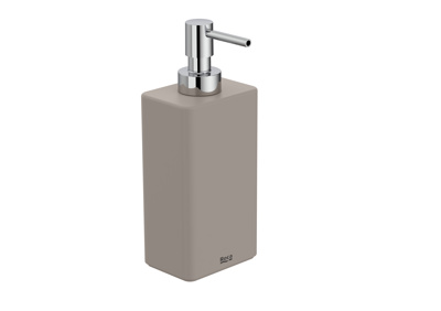 Roca Ona Soap Dispenser - Matt Sand Grey