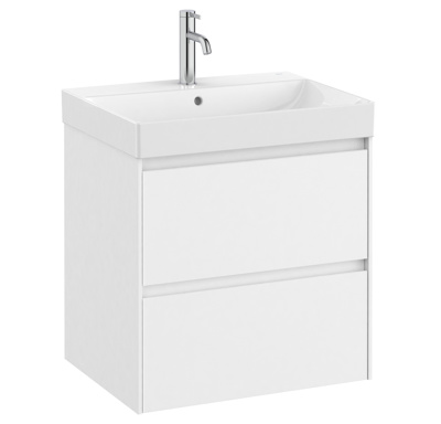 Roca Ona 600mm 2 Drawer Furniture Pack with Basin - Matt White