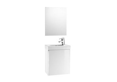 Roca Mini Furniture Pack with Mirror - Gloss White