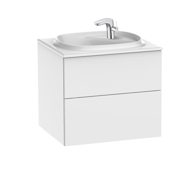 Roca Beyond Vanity Unit 600mm Excl Basin & Worktop - Gloss White