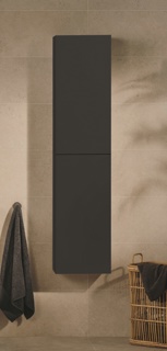 Roca Aleyda Column Unit 1500 x 350mm - Matt Black