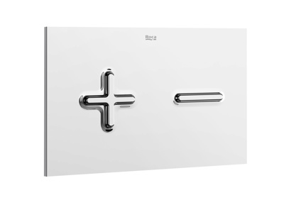 Roca Pl6 Dual Flush Plate - Chrome