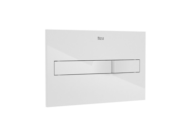 Roca Pl2 Dual Flush Plate - White