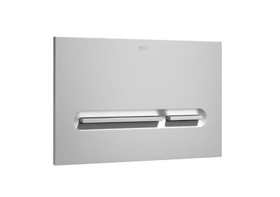 Roca Pl5 Dual Flush Plate - Grey Lacquer