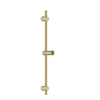 Elisa Adjustable 680mm Shower Rail Kit - Brushed Brass