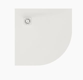 Roca Terran-N Quadrant Shower Tray (550 Radius) 800 x 800mm - White