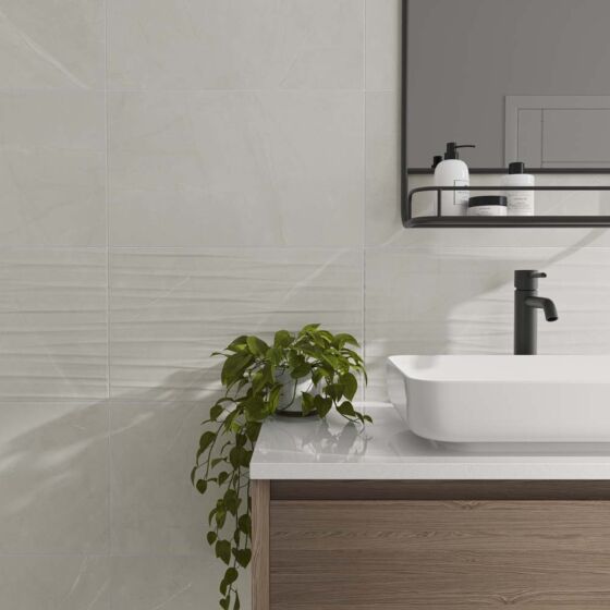 Verona Elbert Ceramic Wall 333x550mm - Blanco Matt