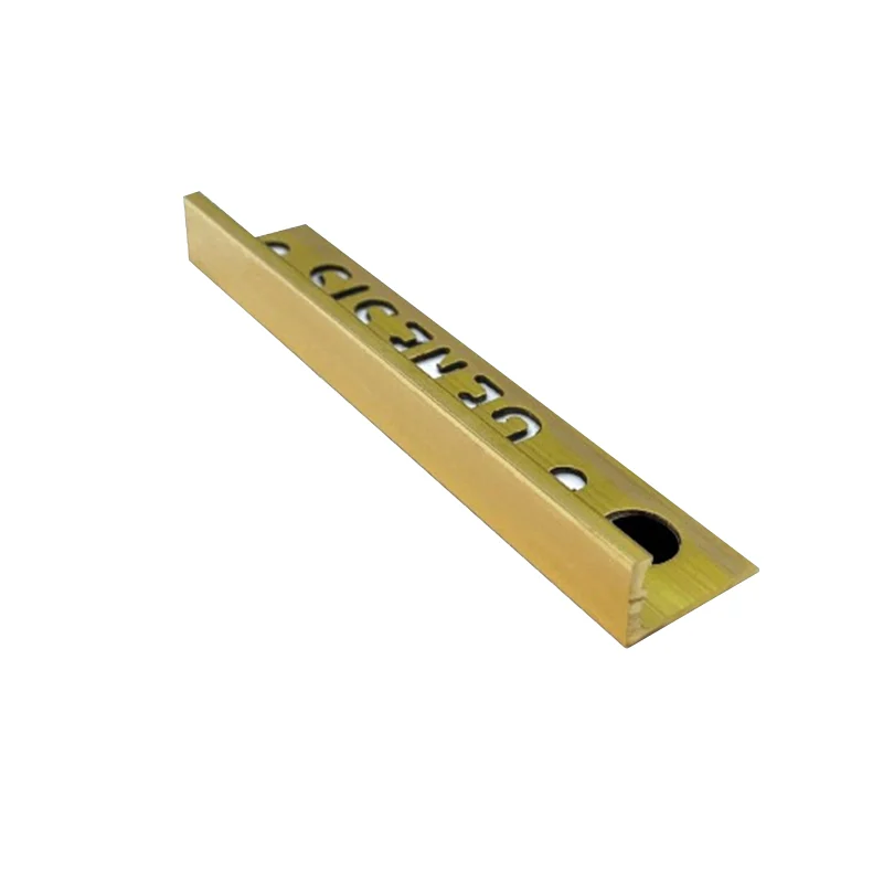 Bayou 10mm Angled Trim - Bright Brass
