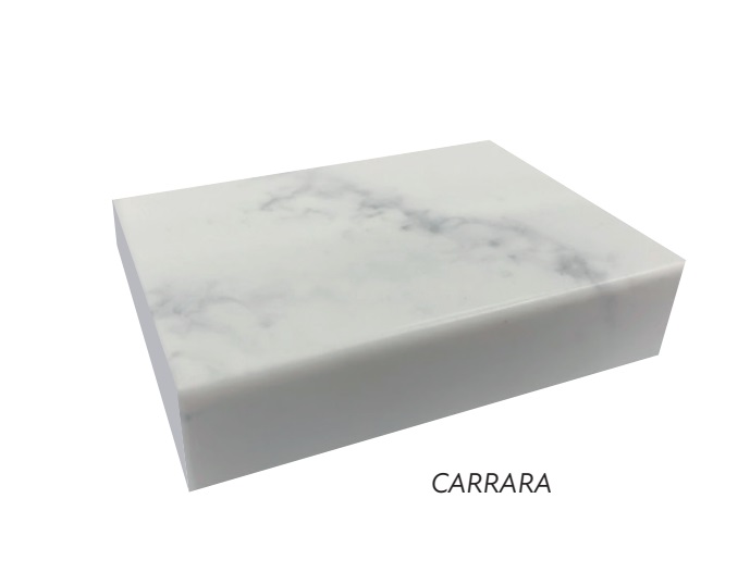 Bayou Solid Surface Worktop W30 - Carrara