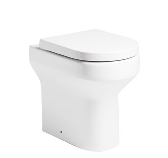 Bayou Vital Comfort Height Back to Wall Pan - White