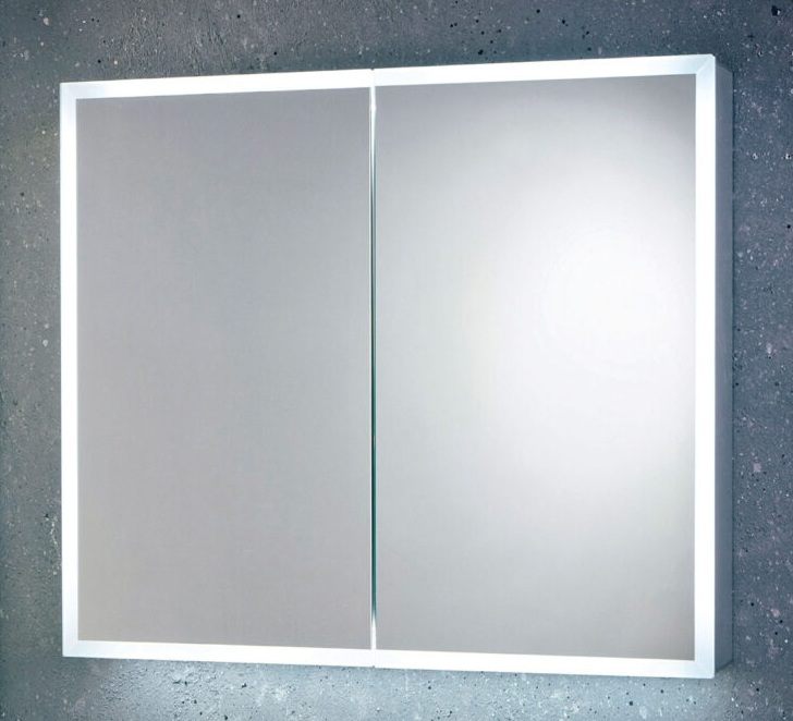 Bayou Mia LED Mir Cabinet with Demister Pad and Shaver Socket 600 x 700mm