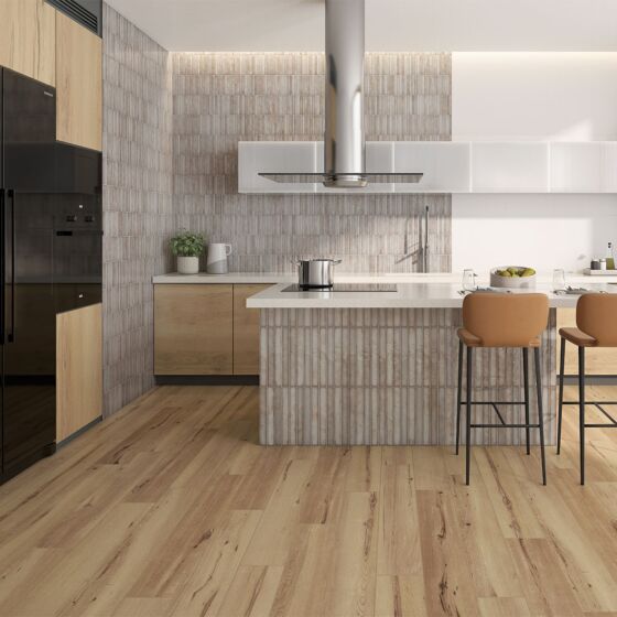 Maya Linear Grey Ceramic Wall Tile 350x350x9.2mm Pack of 12