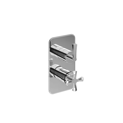 Burlington Riviera 1500 Valve Plate & Handles - Chrome