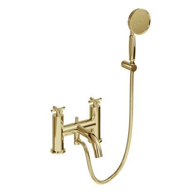 Burlington Riviera Bath Shower Mixer - Gold