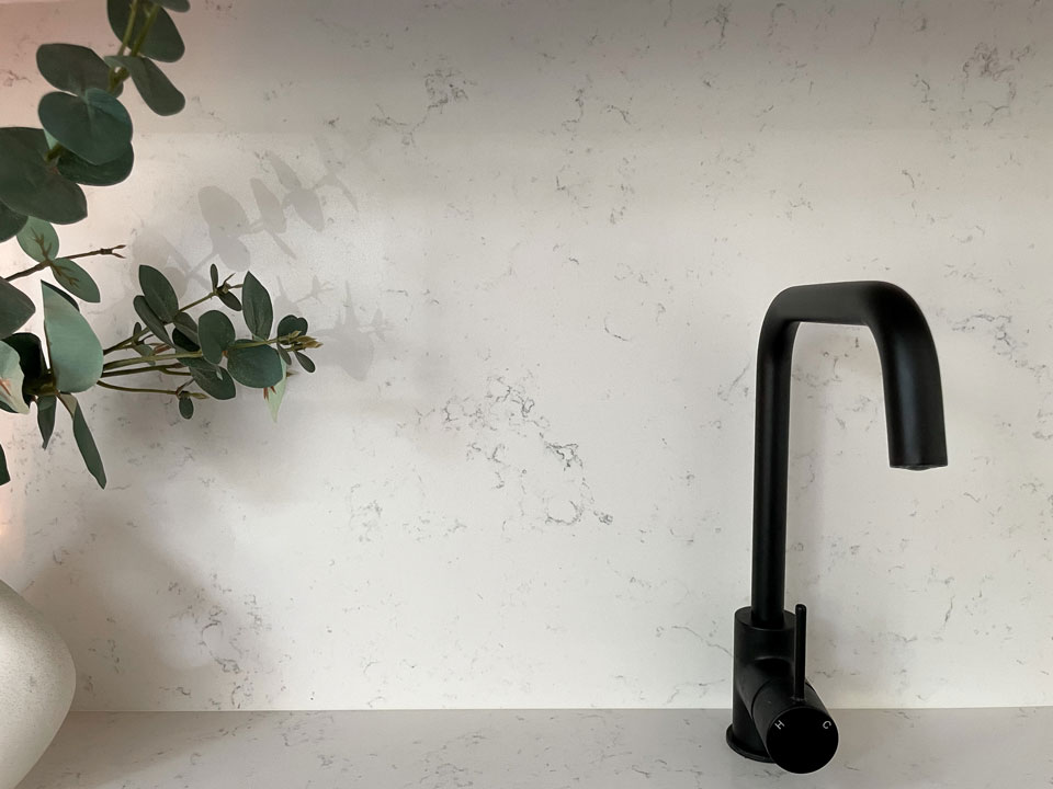Bayou Solid Stone Worktop - Blanco Carrara Q 8