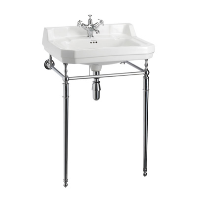 Burlington Medium Square Washstand - Chrome