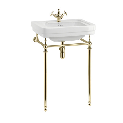 Burlington Contemporary 580mm Basin Washstand - Gold