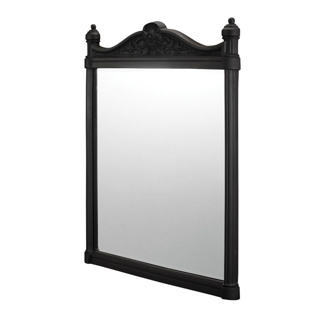 Burlington Framed Mirror - Black Aluminium