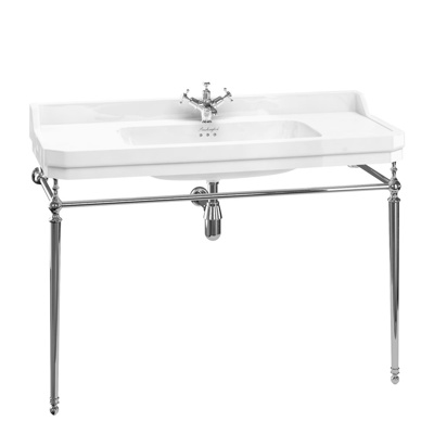 Burlington Edwardian 1200mm Basin Washstand - Chrome