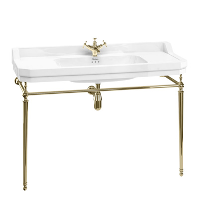 Burlington Edwardian 1200mm Basin Washstand - Gold