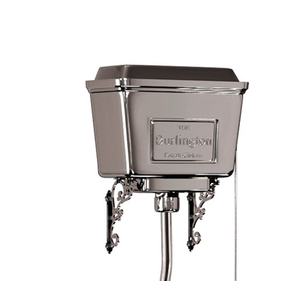 Burlington High Level Cistern - Chrome Aluminium