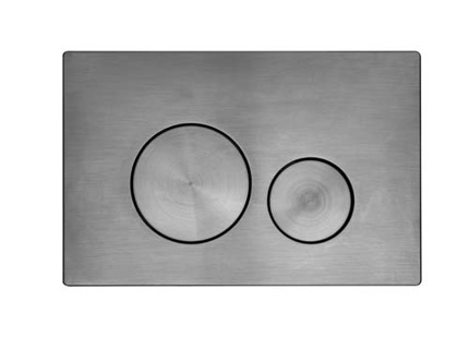 Tavistock Circles Flush Plate - Gunmetal